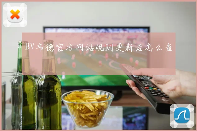 BV韦德官方网站规则更新后怎么查